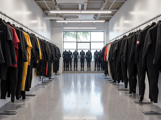 运动品牌合作案例，展示功能性运动针织服装，体现专业品质